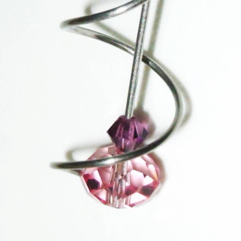 Hypoallergenic Titanium Swarovski Crystal Earrings
