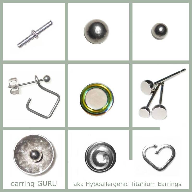 Pure Titanium Grade 2 Healing Earrings
