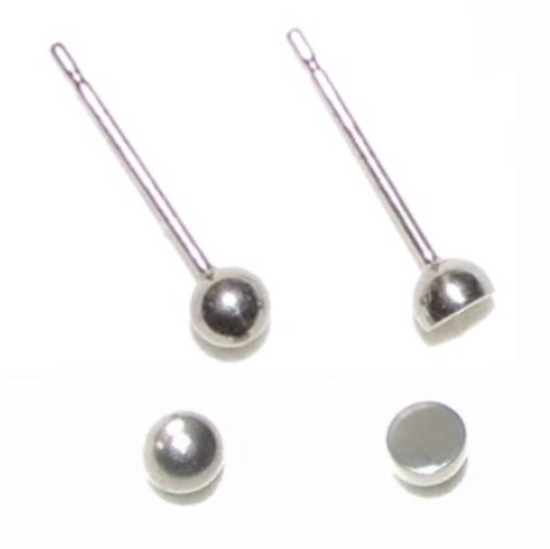 Men's Polished Titanium Hoop Earrings