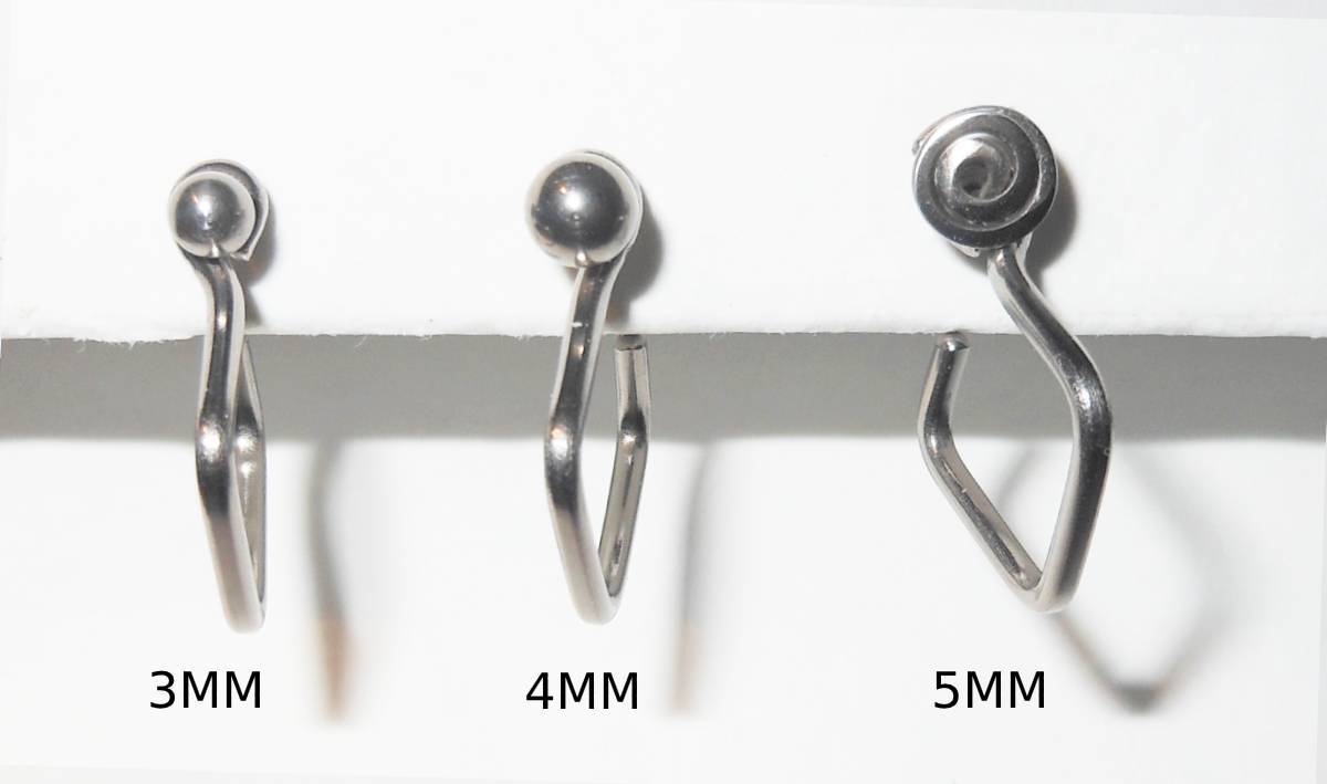 Gray Niobium Ear Wires Small Loop